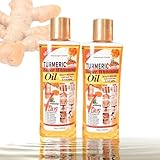 Kurkuma-Öl Super Whitening Oil 200ml, Kurkuma-Öl Oil For Skin, Kurkuma-Öl Super Body Oil 7 Days, Ätherische Öle Für Die Hautpflege, Aufhellendes ätherisches Öl, für alle Hauttypen (2)