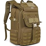 YOREPEK Army Rucksack Herren 50L, Wanderrucksack Military Outdoor Groß Arbeit Bundeswehr Survival Taktischer, Wasserdicht Travel Tactical Assault Backpack für Trekking Camping Reisen Jagd