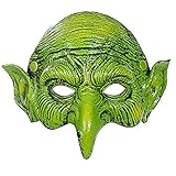 Old Witch Half Face Mask - Foam Adlernose Sorceress Cosplay Prop for Maskerade Costumes
