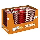 BiFi Chorizo XL Sticks – 20er Pack (20 x 26g) – Wurst Snack To Go - Luftgetrocknet Fleisch & Wurstwaren Paket - Chorizo fleischwurst mit Paprika, Chili und Knoblauch - Ideale Knabberbox - Wurstpaket