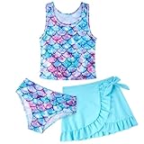 AIDEAONE Badeanzüge für Mädchen Kinder Tankini...