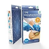 TPE Handschuhe 2000 Stück 10 Boxen (M, TPE Handschuhe) Einweghandschuhe, Einmalhandschuhe, Untersuchungshandschuhe, TPE Handschuhe, puderfrei, ohne Latex, unsteril, latexfrei, disposible gloves, black