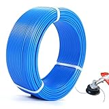 Trimmerfaden - 2mm x 30m Nylon Mähfaden für Rasentrimmer, Freischneider & Unkrauttrimmer, Langlebiger Schneidfaden für Garten, Park & Rasenpflege, Hochwertiger Nylonfaden für Gras & Unkraut