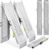 MONZANA® 2X Auffahrrampe 400kg (je 200kg) klappbar Laderampe verzinkter Stahl rutschfeste Oberfläche Auffahrschiene Verladerampe PKW Verladeschiene