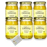 Chivers Lemon Curd Multipack 6x 320g + Benefux. Erfrischungstuch