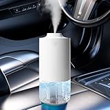Tragbarer Mini Luftbefeuchter, 250ml Kapazität,USB-ladbar,Mit Nachtlicht Und 7 Farbwechsel Modi,Leise 28dB,2 Mist Modi, Automatische Abschaltung Für Haus,Büro,Schlafzimmer,Auto