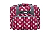 SEMPLIX Nähmaschinentasche Polka Dots 45x34x24 | stabile Transport und Aufbewahrungs Tasche in vielen frischen Farben, für alle gängigen Haushaltsnähmaschinen