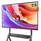 MWE 55 Zoll 4K Touchscreen Interaktives Whiteboard, Elektronische Whiteboard, Smartboard, 8+128 GB, Ausgestattet mit Mikrofon, Ultra High Definition Kamera, Geeignet für Büro, Bildung, Haushalt