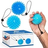 Handtrainer Fingertrainer - Knetball für Hände Therapie 2 Set, Weich Ball Antistressball Massageball (2Ebenen), Kräftigung von Hand, Finger Training, Lindert Stress, Angstlinderung, Gummi