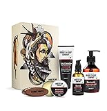 Brooklyn Soap Company · Ultimate Beard Box · Bartpflege Set inkl. Bartöl, Bartshampoo, Bartbürste, Bartwachs & Bartcreme · Geschenkidee für Männer
