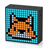 Divoom Timebox-Evo Pixel Art Tragbarer Bluetooth Lautsprecher mit Programmierbares 256 LED Panel, 3.9 x 1.5 x 3.9 Zoll (Schwarz)