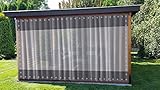 Wasserdichte Outdoor-Vorhänge mit 0,5 mm Plane, winddicht und wärmeisoliert, leicht zu reinigen, ideal für Pavillon, Garage, Hof, personalisierbar (Grau, 6 x 4 m)