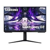 Samsung Odyssey Gaming Monitor G3A LS27AG304NR, 27 Zoll, VA-Panel, Full HD-Auflösung, AMD FreeSync Premium, Reaktionszeit 1 ms (MPRT), Bildwiederholrate 144 Hz, Schwarz