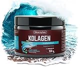 Skoczylas - Kollagen von wild gefangenem Kabeljau aus dem Atlantik mit Vitamin C - Ohne Zusatzstoffe - Nahrungsergänzungsmittel - 150g Pulver