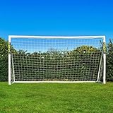 FORZA 2,4m x 1,8m Fußballtor | Auf die Plätze, fertig, Tor! | Allwetter-Fußballtore aus uPVC – Zielfolie, Fußball und Tragetasche optional (Nur Fußballtor)