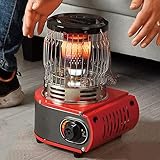 JOJAN Tragbarer Propangasheizer, 2,5 kW, Terrassenheizer, Keramik-Gasheizer, mit praktischem Griff, für Camping und Angeln