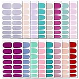 FLOFIA Nagelsticker Selbstklebend 16 Blatt Vollabdeckung Nagelfolie Nagelaufkleber für Gelnägel Nagel Kunst Aufkleber Folie Nail Art Stickers Abziehbilder Maniküre B