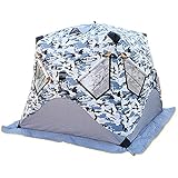 Outdoor-Camping-Eis-Angelzelt, Winter-Angelzelt, tragbares isoliertes Eis-Angelzelt, einfach aufzubauen