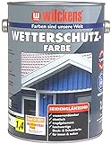 Wilckens Wetterschutzfarbe seidenglänzend, 2,5 l, RAL 9010...