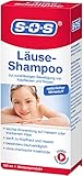 SOS Läuse Shampoo | Beseitigung von Nissen + Kopfläuse | mit natürlichem Wirkstoff für Kinder ab 3 J. + Erwachsene | Läusemittel Haare | 1x100ml