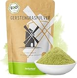 Gerstengraspulver BIO 500 g | gemahlenes Gerstengras aus kontrolliert biologischem Anbau | laborgeprüft | 100% naturrein ohne Zusätze | abgefüllt in Deutschland | bioKontor