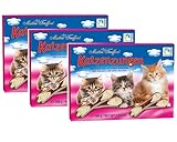 Maître Truffout Katzenzungen Milch- und Weiße Schokolade Vorteilspackung 3 x 100g