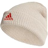 adidas Unisex Melange Woolie Beanie, Alumin/Weiß, Einheitsgröße