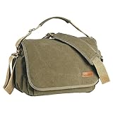 TARION Kameratasche Spiegelreflex Kamera Schultertasche SLR DSLR Kamera Foto Tasche Umhängetasche Fototasche für Spiegelreflexkameras(Grün)