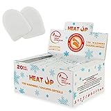 HEAT UP Zehenwärmer, selbstklebend, 7 Stunden Wärme, Premium-Qualität für lang anhaltende Wärme - (Box mit 40 Paar)