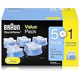 Braun Clean&Renew CCR5+1 Reinigungskartusche (6er-Pack)