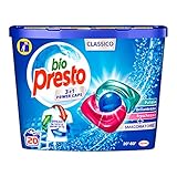 Bio Presto Bio Presto Power Caps Klassisch, vordosiertes Waschmittel aus Kapseln, 20 Waschgänge - 240 g