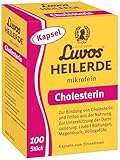 Luvos Heilerde mikrofein Cholesterin - 100 Kapseln - Zur Bindung von Cholesterin und Fetten - Veganes Naturprodukt - Das Original von Luvos