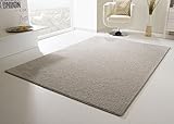 Steffensmeier Kurzflor Teppich Cambridge, Wohnzimmer, Schlafzimmer, in Grau, Größe: 300x400 cm