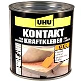 UHU Kontakt Kraftkleber Gel, Super starker, gelförmiger, universeller Kontaktkleber, Dose, 640 g