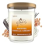 Glade Extra Große Duftkerze im Glas, Geschenk, Whipped Vanilla Cream, 454g, Lange Brenndauer bis zu 85 Std.