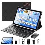 MAXLEGEN Tablet 11 Zoll Android 15, 36GB RAM+256GB ROM/1TB TF, 2K IPS, 5G WiFi, Widevine L1, Octa-Core 90Hz Android Tablet mit 8580mAh Akku, 13MP, GPS, mit Tastatur/Stift/Maus/Hülle