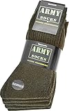 normani 10 Paar Army-Sportsocken aus strapazierfähiger...