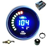 Manometer Vega® Öltemperatur 20-150 °C, digitale Anzeige und LEDs, 52 mm, französische Marke