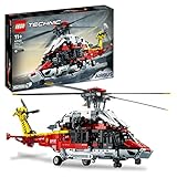 LEGO 42145 Technic Airbus H175 Rettungshubschrauber, Modellbausatz für Kinder, Spielzeug-Hubschrauber mit drehbaren Rotoren und motorisierten Funktionen, Lernspielzeug