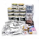 Notfallpaket 10T – Fleisch | 10-Tage Langzeit-Notration mit Fertiggerichten, Brot, Käse, Wurst, Hartkeksen & Trinkwasser | Komplettpaket für Krisenvorsorge & Outdoor