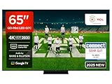 TCL 65Q7C QLED Mini LED Fernseher, 65 Zoll, 4K HDR Premium, Dolby Vision IQ & Atmos, Smart TV mit Google TV, Bang & Olufsen 6.2.2 Sound, 144Hz VRR, AMD FreeSync Premium Pro, HDMI 2.1, AirPlay 2