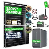 920W/800W Balkonkraftwerk mit Speicher Komplettset 2,24 kWh Marstek B2500-D | TSUN 800W WIFI Wechselrichter