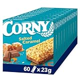 Müsliriegel Corny Classic Salted Caramel, mit leckerem salzigen Karamell, Multipack 60x23g