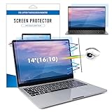 LAMA Anti Blaulichtfilter für 14 Zoll Laptop, Blaulicht blockierende Displayschutzfolie, Anti Blue Screen Protector Anti UV/Blendschutz/Augenschutz, Universal Bildschirmfilter 16:10 (301 x 188 mm)