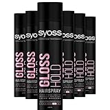 Syoss Gloss Hold Haarspray 400ml 6 Stück