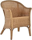 korb.outlet Rattan-Sessel Esszimmersessel Korb-Sessel...