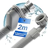 Bomann® Aquastop Wasserschlauch für Geschirrspüler und Waschmaschine | 2M Waschmaschinenschlauch | 3/4 Zoll | Zulaufschlauch Waschmaschine & Spülmaschine mit Wasserstop | Waschmaschinenanschluss 2m