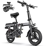 ENGWE E Bike Klapprad Elektrofahrräder- Ebike mit 48V 10Ah Abnehmbar Akku, E-bike 14 Zoll, E Bike Herren 25km/h, E Bike Damen mit Reichweite bis zu 50km T14