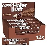 Haferriegel Corny Haferkraft Kakao, Vollkorn & Vegan, 12x65g