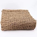 Jute Ufermatte Böschungsmatte von Aquagart I Jutegewebe Jutematte 1,20m breit I Jute Grobmaschig Teichrand Hangsicherung Bewuchsmatte (Jute, 5m)